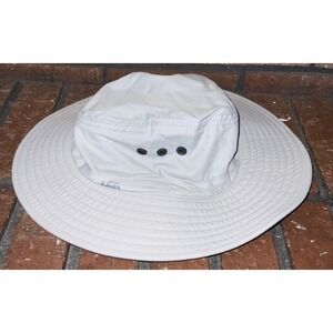 REI Co-op Sun Hat Wide Brim Hiking Fishing Boonie Khaki Tan Mens L/XL Adjustable